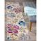 World Rug Gallery Modern Floral Runner Rug 2' x 7'2'' Multi Runner Rug 9098MULTI2X7 - alternate 1